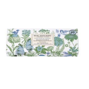 Michel Design Cotton & Linen Soap Gift Set