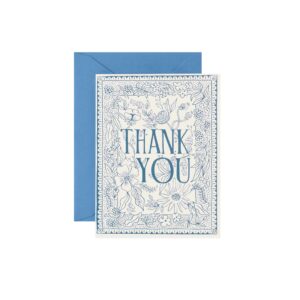 Rifle Paper Co. Delft Thank You Boxed Cards