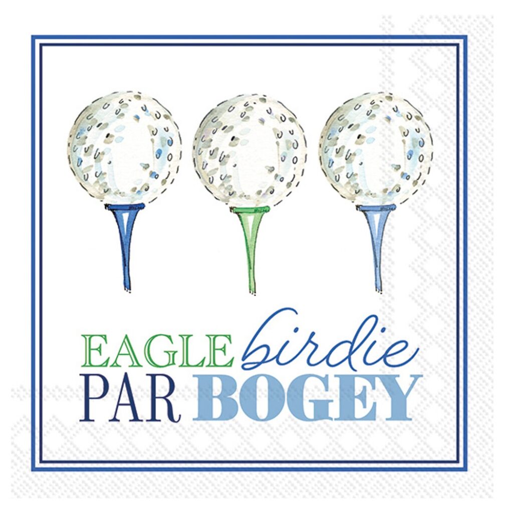 Eagle Birdie Par Paper Cocktail Napkins