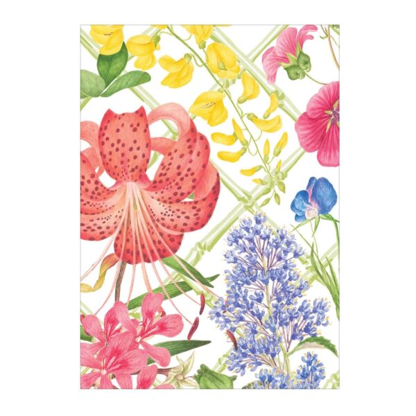Caspari Floral Trellis Boxed Note Cards & Envelopes