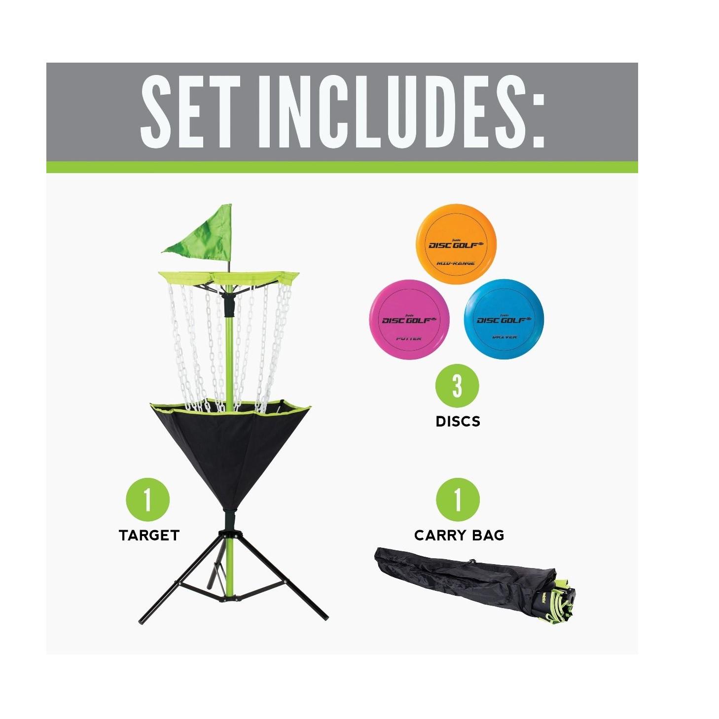 Franklin Disc Golf Target Game Berings