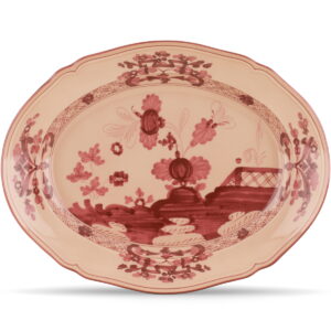 Ginori 1735 Oriente Italiano Oval Platter - Vermiglio