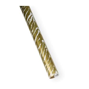 Caspari Go Wild Gold & White Gift-Wrapping Paper - 30 x 8 Roll