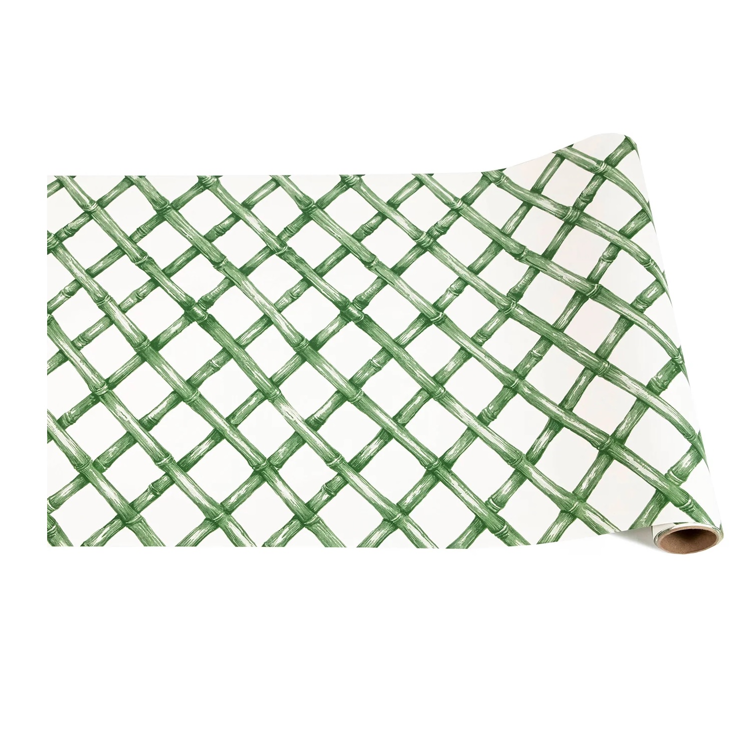 Hester & Cook Green Lattice Table Runner Berings
