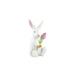 Herend Blossom Bunny - Raspberry