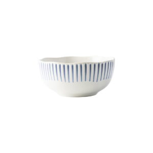Juliska Sitio Stripe Cereal Ice Cream Bowl - Delft Blue