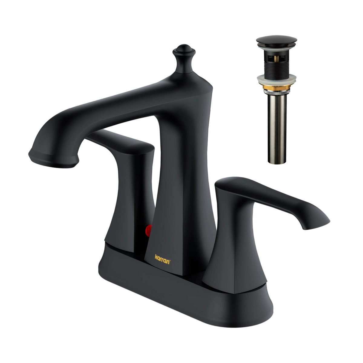 Karran Woodburn Bathroom Faucet - Matte Black