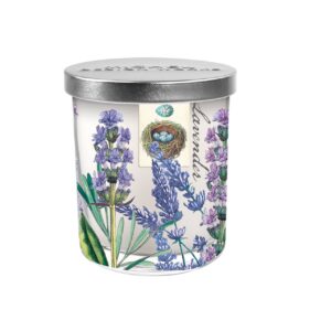 Michel Design Lavender Rosemary Decorative Glass Candle