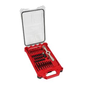 Milwaukee SAE Tap & Die PACKOUT 38pc Set with Hex-LOK 2-in-1 Handle