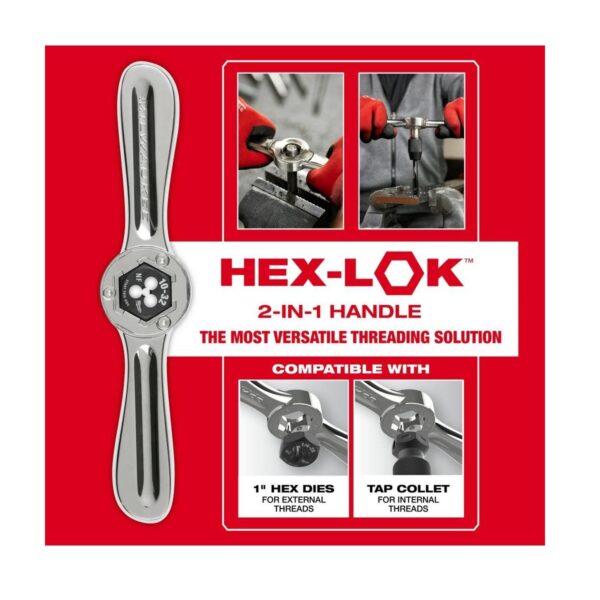 Milwaukee SAE Tap & Die PACKOUT 38pc Set with Hex-LOK 2-in-1 Handle