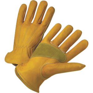 Men's Grain Cowhide Leather Work Glove