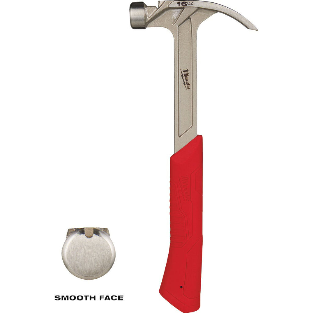 Milwaukee 16oz Smooth Face Hybrid Claw Hammer