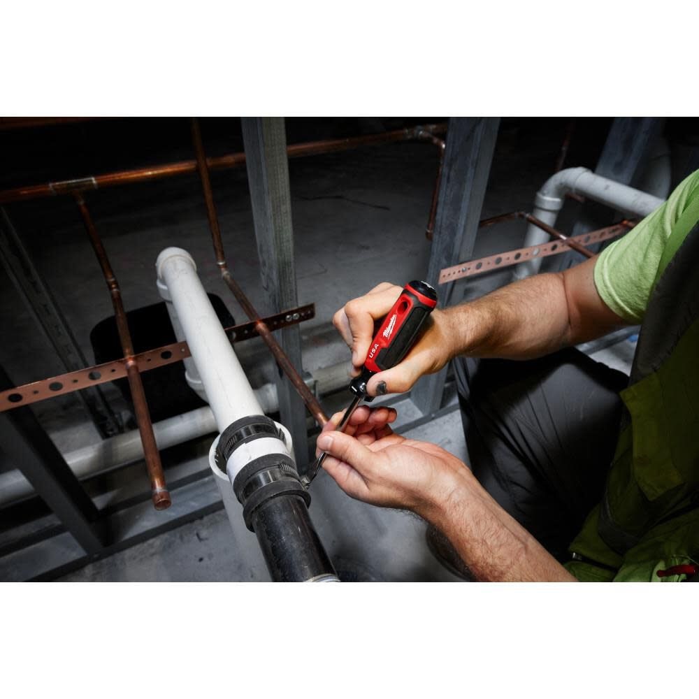 Milwaukee 1/4" Slotted 4" Cushion Grip Screwdriver