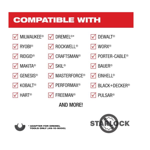 Milwaukee OPEN-LOK Multi-Tool Blade Variety Kit 9PC