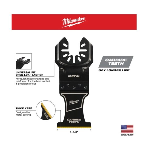 Milwaukee OPEN-LOK Multi-Tool Blade Variety Kit 9PC