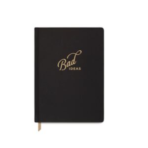 Designworks Quote Cloth Journal - Bad Ideas (Black)