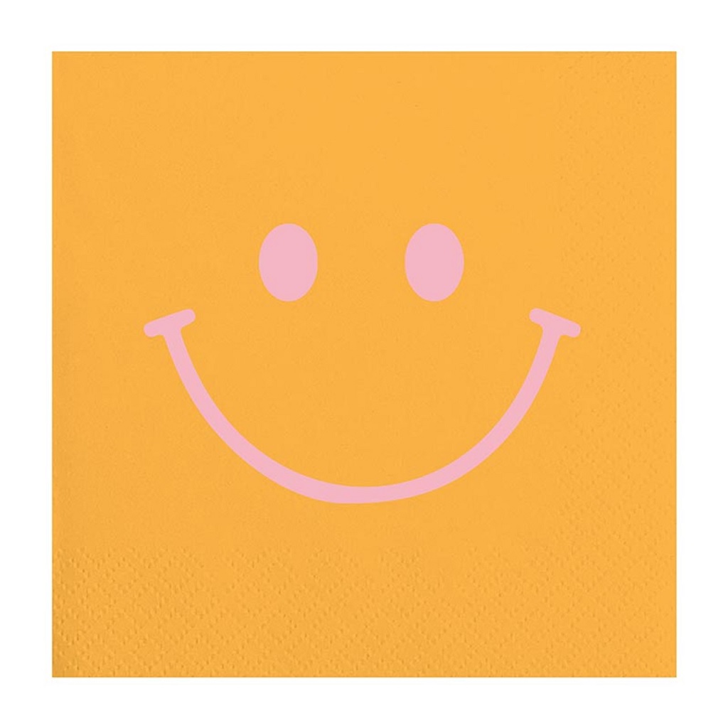 Cocktail Paper Napkins - Smile