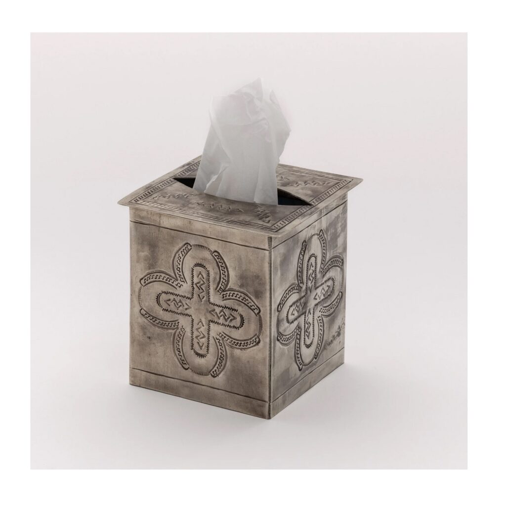 J. Alexander Stamped Tissue Box Cover