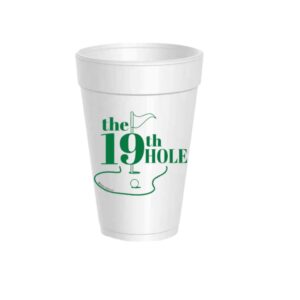 The 19th Hole Styrofoam Cups 16oz.