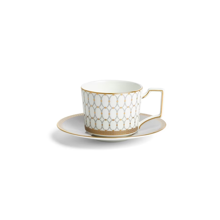 Wedgwood Renaissance Grey Teacup & Saucer