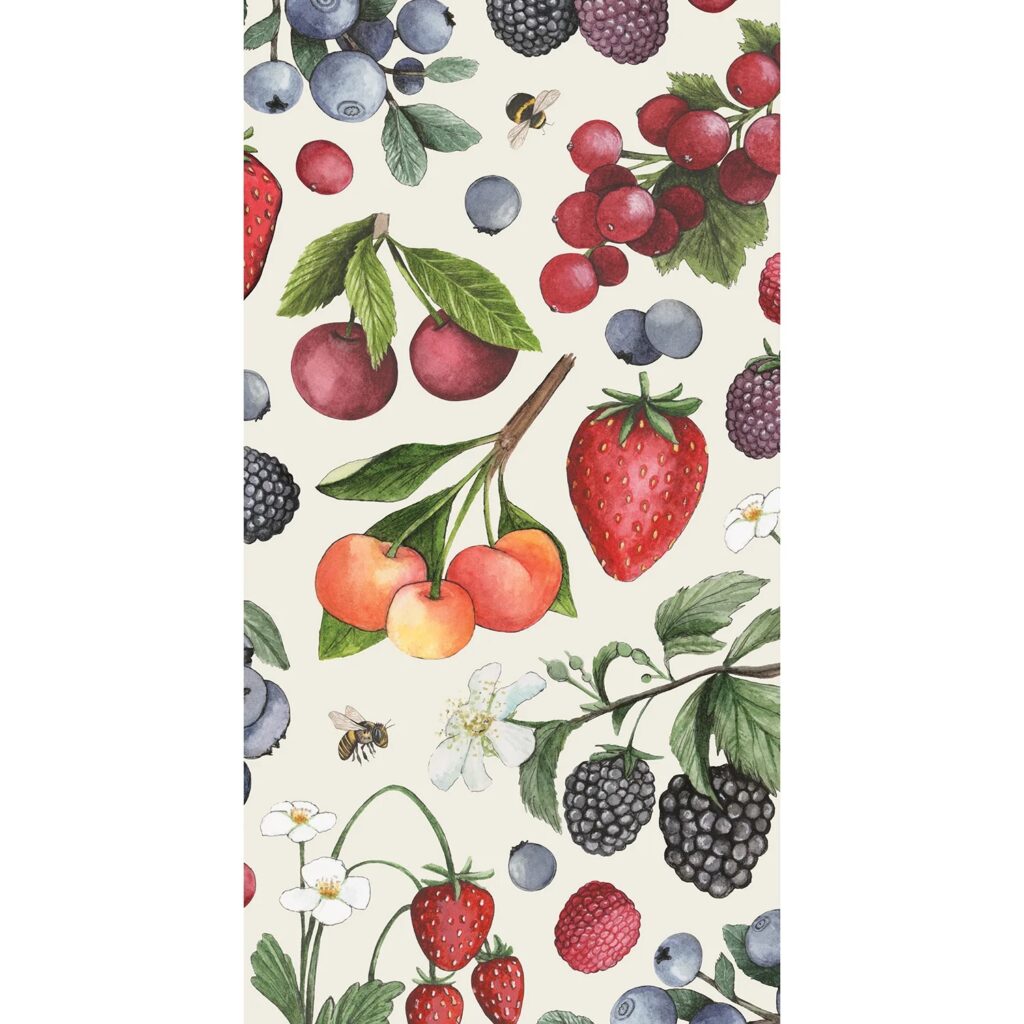 Hester & Cook Wild Berry Paper Guest Napkins - Thumbnail 2