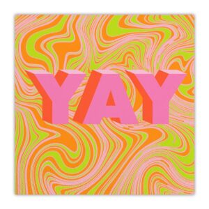 Yay Swirl Paper Cocktail Napkins