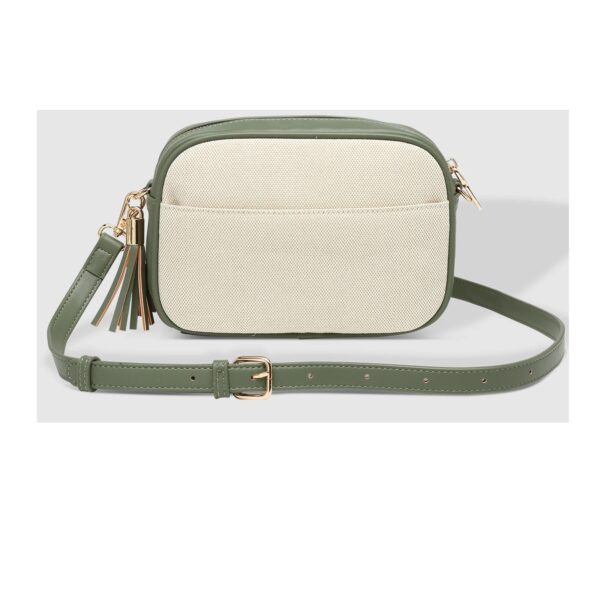 Ginger Canvas Crossbody Bag -Avocado