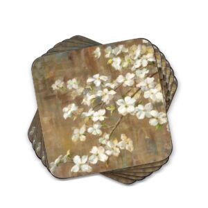 Dogwood in Spring Set of 6 Coasters