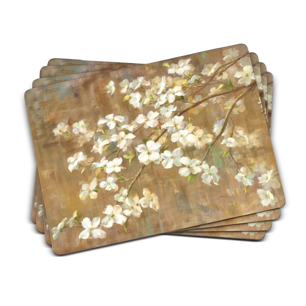 Pimpernel Dogwood in Spring Placemats Set of 4