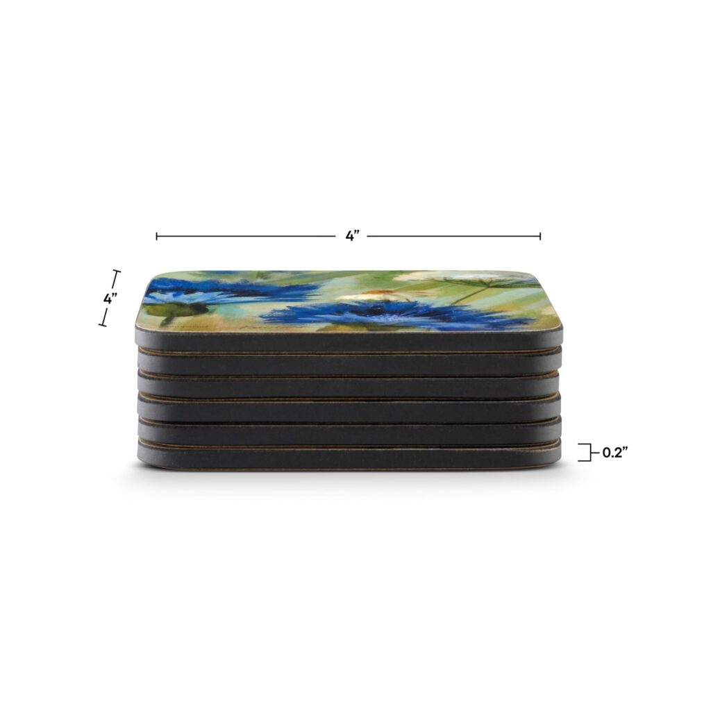 Fleurs des Champs Coasters Set of 6