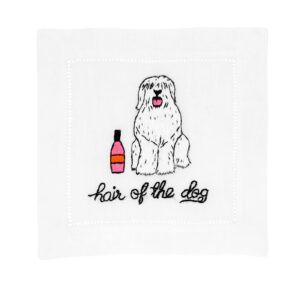 August Morgan Linen Cocktail Napkins Set/4 - Hair of the Dog