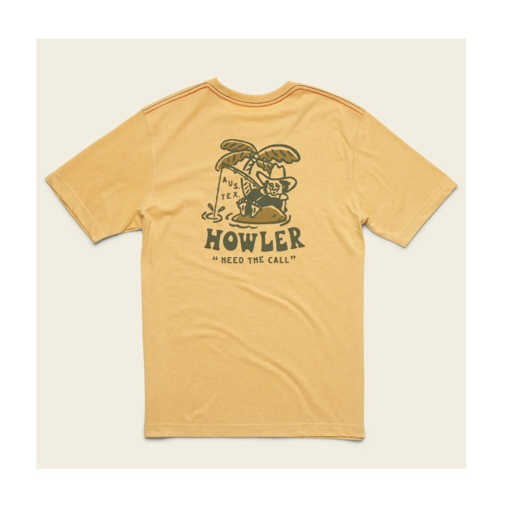 Howler Bros. Island Time T-Shirt - Rattan Heather