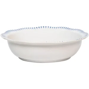 Juliska Sitio Stripe 12in Serving Bowl - Delft Blue