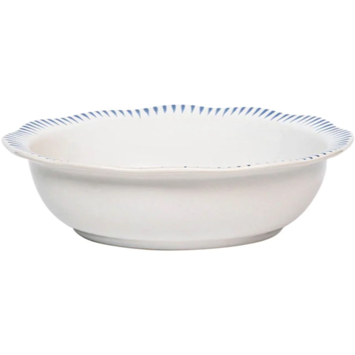 Juliska Sitio Stripe 12in Serving Bowl - Delft Blue