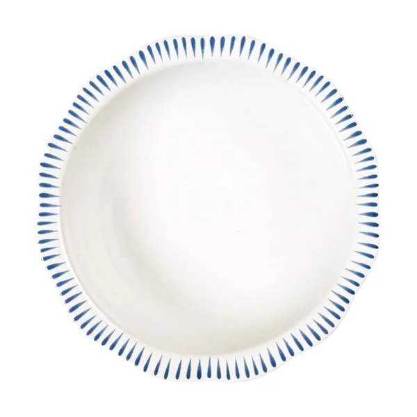 Juliska Sitio Stripe 12" Serving Bowl - Delft Blue