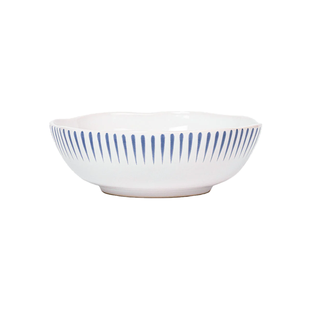 Juliska Sitio Stripe Coupe Bowl - Delft Blue