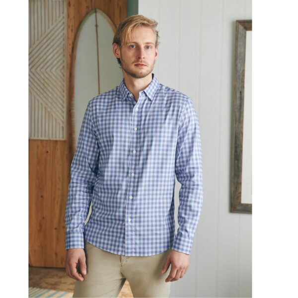 Movement Long Sleeve Shirt - Lilac Waters Gingham