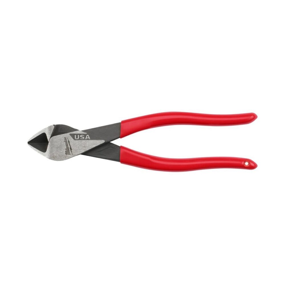 Milwaukee 8inch Diagonal Dipped Grip Cutting Pliers