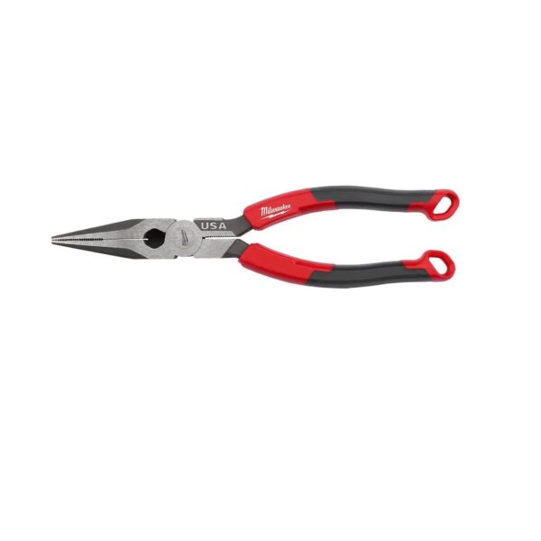 Milwaukee 8inch Long Nose Comfort Grip Pliers