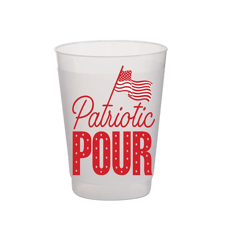 Patriotic Pour Frost Flex Cups