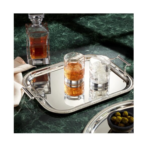 Reed & Barton Rectangle Silverplate Tray with Handles