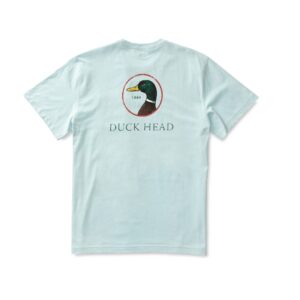 Duck Head Logo Short Sleeve T-Shirt - Sky Blue