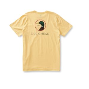 Duck Head Logo Short Sleeve T-Shirt - Yellow