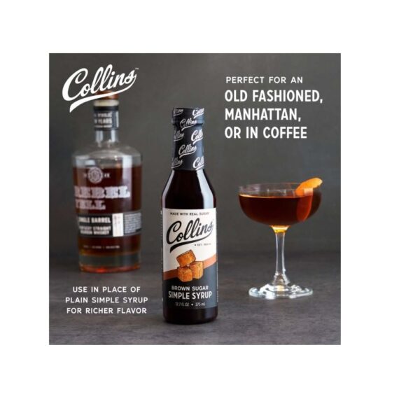 Collins 12.7 oz. Brown Sugar Simple Syrup