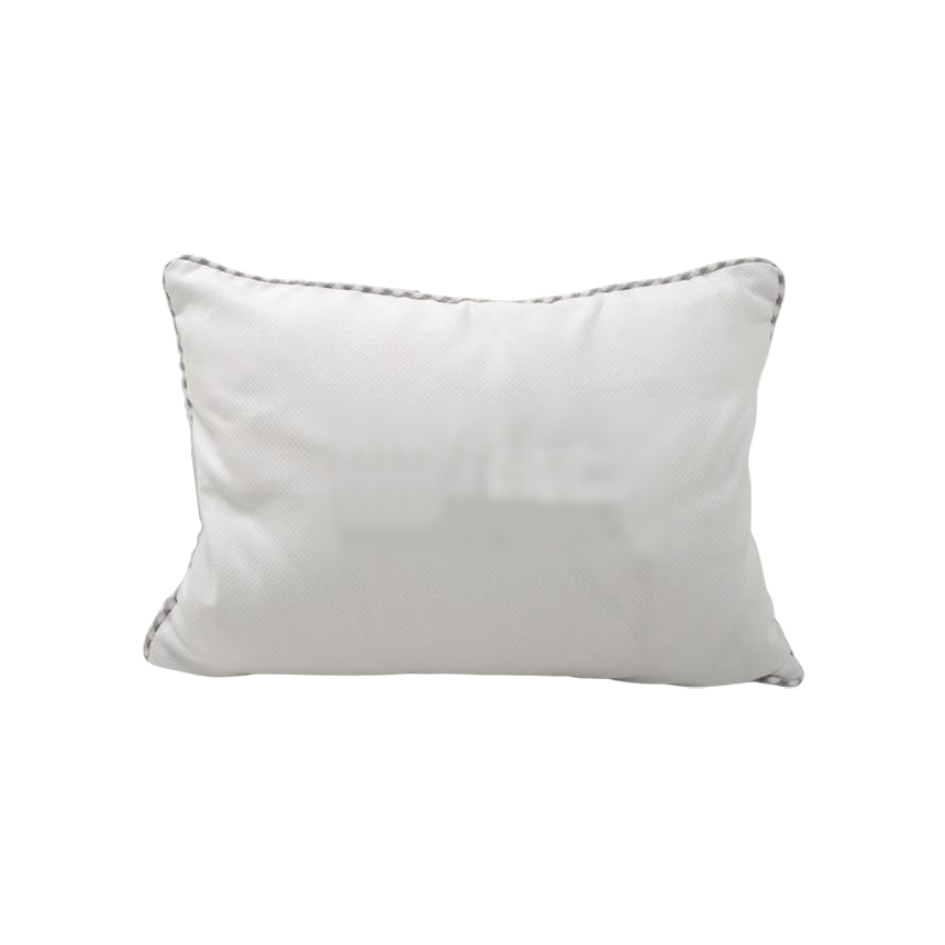 3 Marthas Gray Check Baby Pillow
