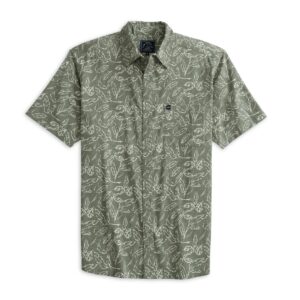 Fish Hippie Rumfront Short Sleeve Shirt - Agave
