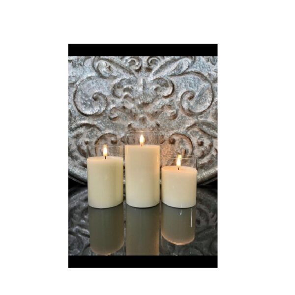 Simply Ivory Classic Trio Candle Set