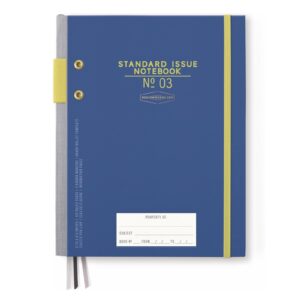 DesignWorks Ink Standard Issue Cobalt and Citron Planner Notebook No. 3 Journal