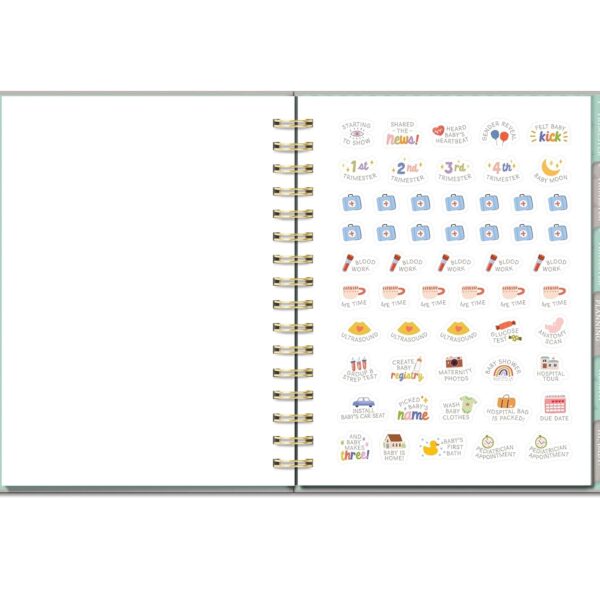 Studio Oh! Countdown to Baby Undated Pregnancy Planner & Journal