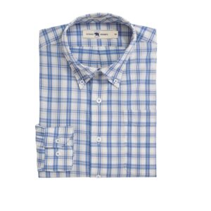 Onward Reserve Crisby Classic Fit Performance Button Down - Blue